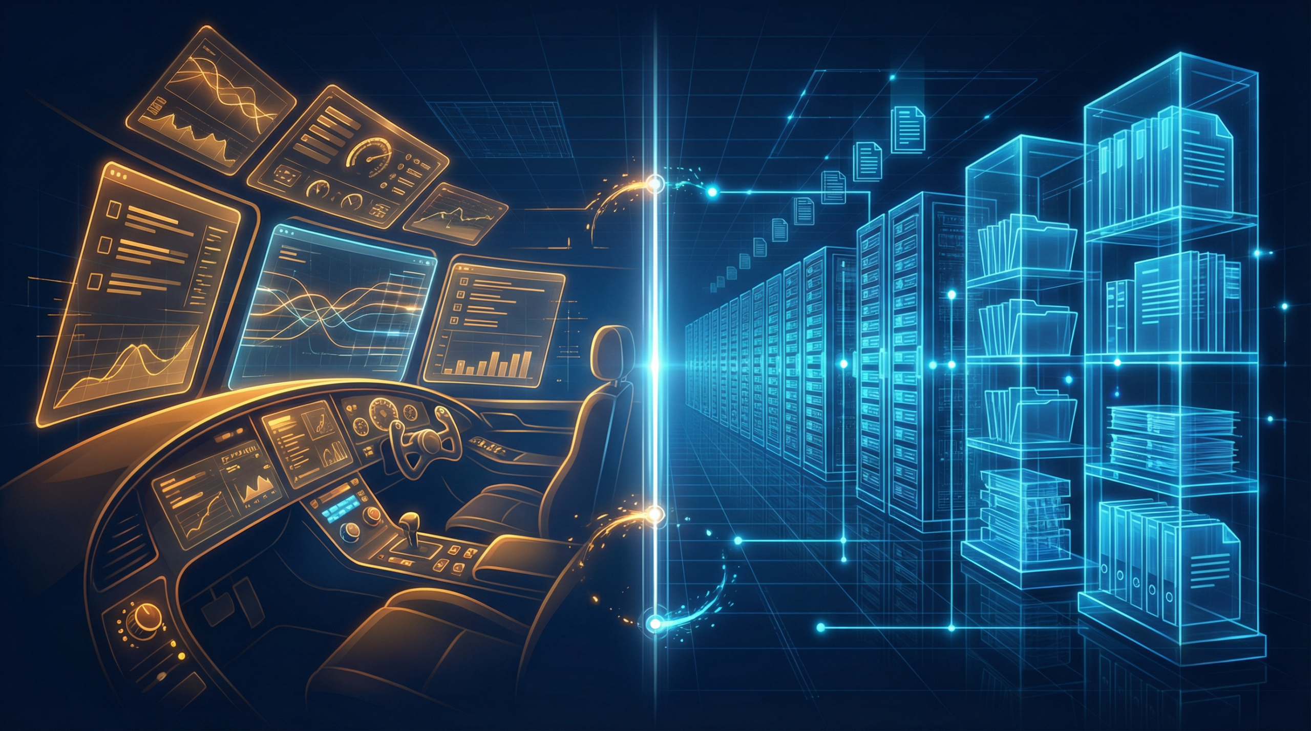 人間とAIの2つの世界